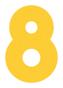 social media services have a yellow 8 for Cre8ive's Full-Service Agency