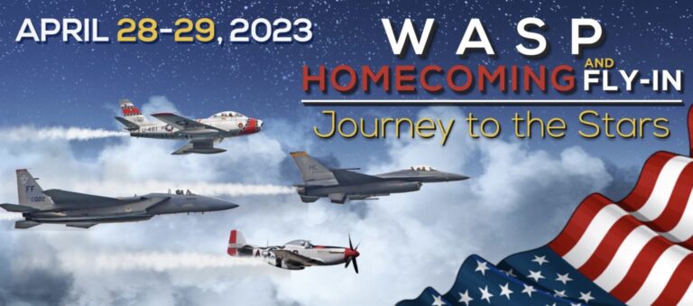 WASP Museum Homecoming Poster for the event that the Lubbock video production company, Cre8ive's mini documentary will play at