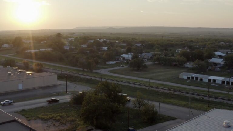 Drone photo of Sweetwater taken by a Video Production company, Cre8ive