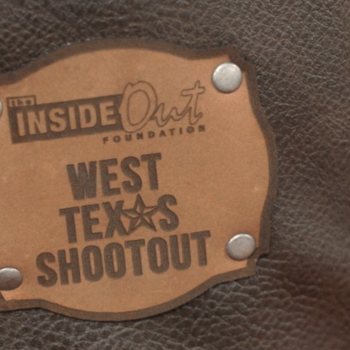 The West Texas Shootout leather patch for the inside out foundation